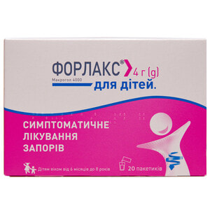 Форлакс пор. д/п р-ра д/перор. прим. 4г саше №20