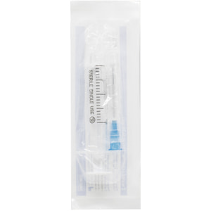 Шприц 2 мл инъекционный одноразовый двухкомпонентный стерильный с 1 иглой 23G (0,6 мм x 30 мм) Luer Slip Angelmed (АнгелМед) 1 шт