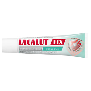 Крем для фиксации зубных протезов LACALUT (Лакалут) Фикс мятный вкус 40 г