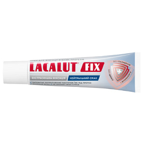 Крем для фиксации зубных протезов LACALUT (Лакалут) Фикс нейтральный вкус 40 г