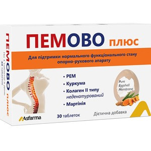 Пемово Плюс таблетки для улучшения работы опорно-двигательного аппарата упаковка 30 шт