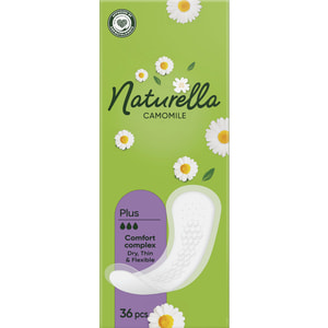 Прокладки ежедневные женские NATURELLA (Натурелла) Plus Trio Camomile (Плюс Трио) с ромашкой 36 шт