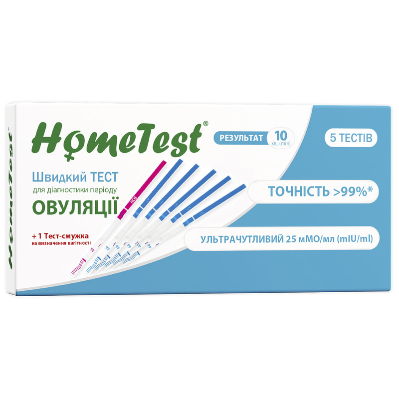 Купить Тест-полоски для определения овуляции Home Test (Хоум тест