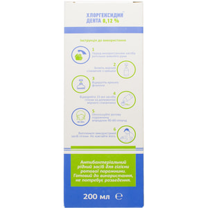 Хлоргексидин Дента раствор 0,12% флакон 200 мл