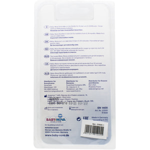 Пустышка латексная BABY-NOVA (Беби нова) круглая с рисунком и кольцом для девочки цвет в ассортименте 2 шт