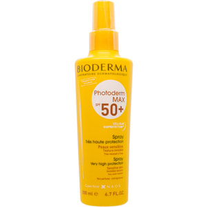 Спрей для тела BIODERMA (Биодерма) Фотодерм Макс SPF 50+ солнцезащитный 200 мл NEW