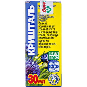 Фитоконцентрат Экомед Кришталь для улучшения кровообращения и эластичности сосудов 30 мл