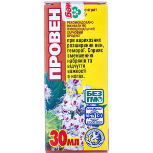 Фітоконцентрат Екомед Провен для лікування варикозного розширення вен 30 мл