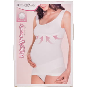 Майка-бандаж допологова RELAXSAN (Релаксан) жіноча SUPPORT L  біла