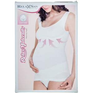 Майка-бандаж дородовая RELAXSAN (Релаксан) женская SUPPORT XL белая