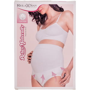 Трусы-бандаж дородовые RELAXSAN (Релаксан) женские PRE L белые