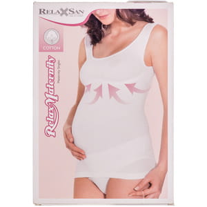 Майка-бандаж дородовая RELAXSAN (Релаксан) женская SUPPORT размер S цвет бежевая