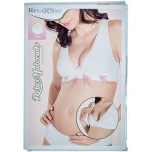 Майка для годування RELAXSAN (Релаксан) жіноча SMART NURSING BRA MILK S біла