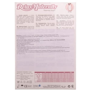 Майка-бандаж допологова RELAXSAN (Релаксан) жіноча SUPPORT L чорна