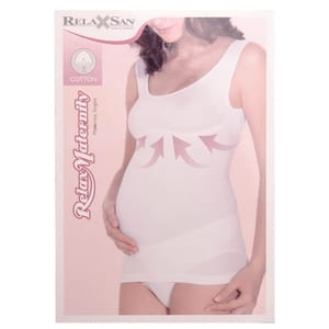 Майка-бандаж допологова RELAXSAN (Релаксан) жіноча SUPPORT L чорна