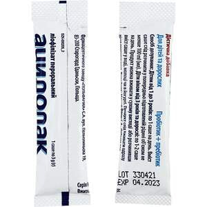 Ацидолак лиофилизат пероральный для регулирования микрофлоры кишечника в саше по 3 г 10 шт