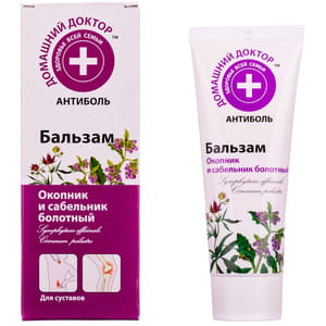 Бальзам для тела Домашний Доктор Окопник и сабельник болотный 75 мл