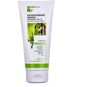 Маска для волос ELFA PHARM (Эльфа фарм) 7 масел Интенсивная 7 в 1 200 мл