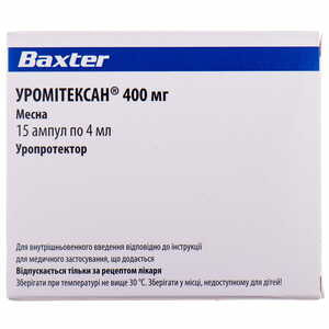 Уромитексан р-р д/ин. 100мг/мл амп. 4мл (400мг) №15