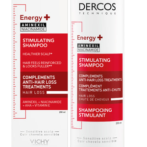 Шампунь для волосся VICHY (Віши) Деркос Енерджі+ тонізуючий з амінексилом та ніацинамідом для боротьби з випадінням волосся 200 мл