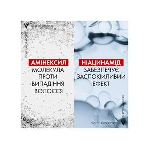 Шампунь для волосся VICHY (Віши) Деркос Енерджі+ тонізуючий з амінексилом та ніацинамідом для боротьби з випадінням волосся 200 мл