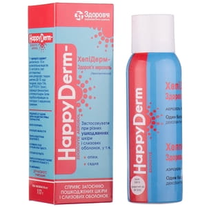 ХеппиДерм-Здоровье аэроз. пена накожн. 50мг/г баллон 117г