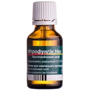 Нітрофунгін НЕО р-н д/зовн. заст. фл. 25мл