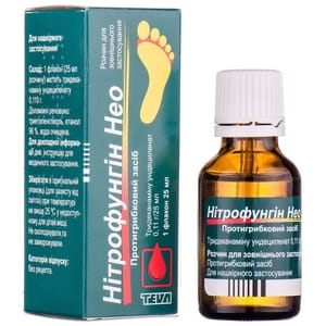 Нітрофунгін НЕО р-н д/зовн. заст. фл. 25мл