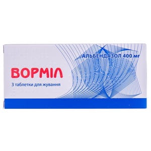 Ворміл табл. жув. 400мг №3