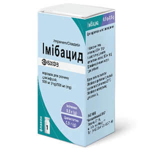 Имибацид пор. д/р-ра д/инф. 500мг/500мг фл. №1