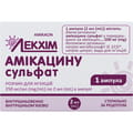 Амікацину сульфат р-н д/ін. 250 мг/мл амп. 2 мл №1