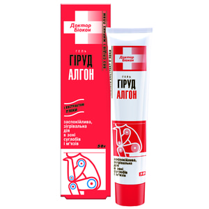 Гель для тела БИОКОН Доктор Биокон Гирудалгон противовоспалительный и для улучшения кровообращения 50 г