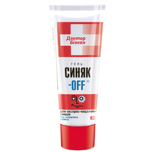 Гель для тіла БІОКОН Доктор Біокон Синяк - OFF при забиттях і травмах без тонуючого ефекту 30 г