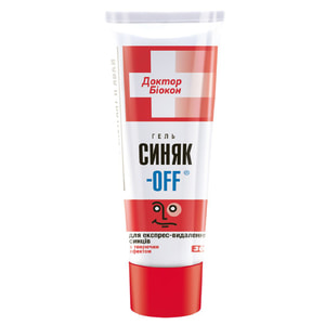 Гель для тіла БІОКОН Доктор Біокон Синяк - OFF при забиттях і травмах тонуючий 30 г