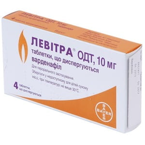 Левітра ОДТ табл. 10мг №4