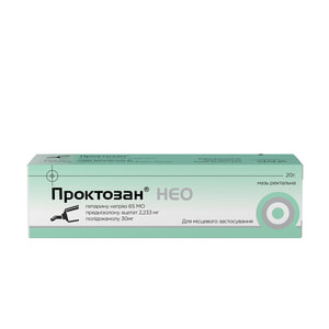 Проктозан Нео мазь ректал. туба 20 г