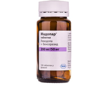 Мадопар табл. 200мг/50мг №100