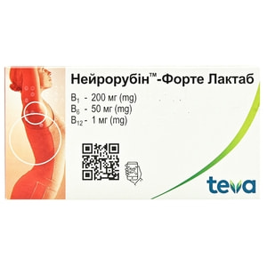 Нейрорубин-форте лактаб табл. п/о №20