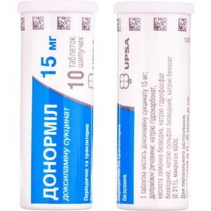 Донормил табл. шип. 15мг №20