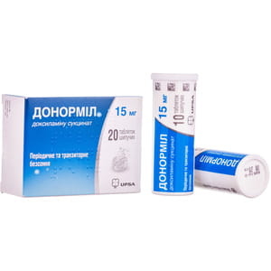 Донормил табл. шип. 15мг №20
