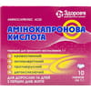Аминокапроновая к-та пор. д/орал. прим. 1г №10