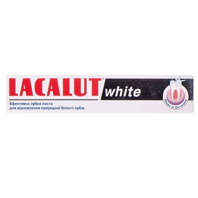 Зубна паста LACALUT (Лакалут) Вайт 50 мл