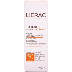 Крем солнцезащитный LIERAC (Лиерак) САНИФИК SPF50+ 50мл