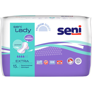 Прокладки урологические SENI Lady (Сени Леди) Extra (Экстра) 15 шт