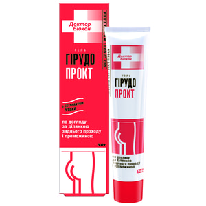 Гель для тела БИОКОН Доктор Биокон Гирудопрокт для ухода за задним проходом 50 г