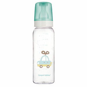 Бутылочка для кормления CANPOL (Канпол) артикул 42/201 стеклянная с рисунком 240 мл