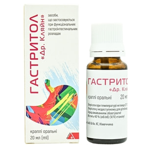 Гастритол крап. орал. фл. 20мл