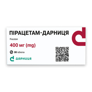 Пірацетам-Дарниця табл. 400мг №30