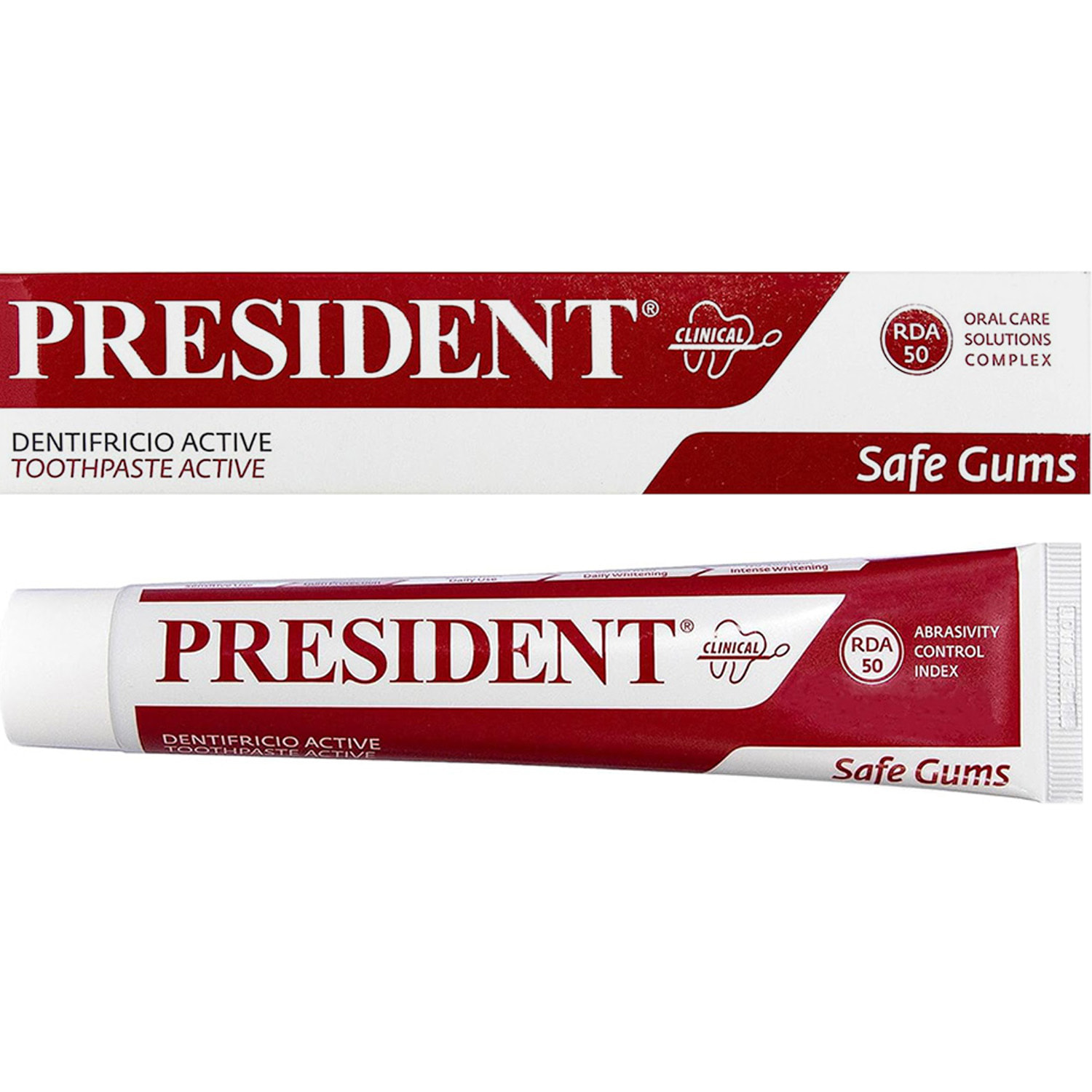 邦楽 president Зубная паста PRESIDENT (Президент) Clinical Active (Клиникал Актив