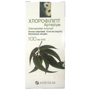 Хлорофиллипт Артериум р-р спирт. 10мг/мл банка 100мл